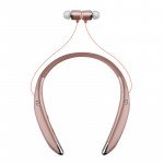 Wholesale Premium Sports Over the Neck Wireless Bluetooth Stereo Headset V8 (Rose Gold)